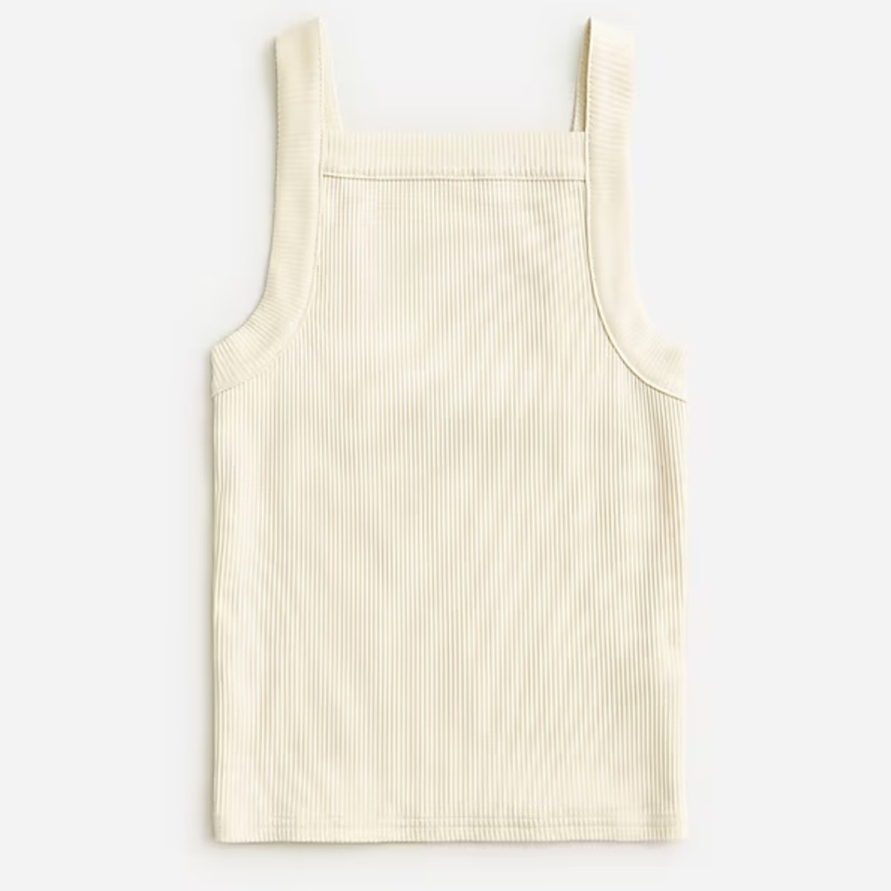 NWT ❣️J.Crew XS Vintage Rib Wide-Strap Tank Top - Picture 2 of 6